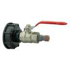 IBC 2” S60X6 Cap with Lever Valve and Male Quick Connector WL