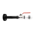 IBC 2” S60X6 Cap with Water Filter, Lever Valve and Max Flo Hose Connectors Set