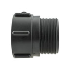 IBC 2” S60X6 Cap with Large Plastic Valve, 2” BSP Elbow and 50mm Barb Straight