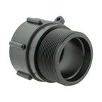 IBC 2” S60X6 Cap with Large Plastic Valve, 2” BSP Elbow and 50mm Barb Straight