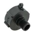 IBC 2” S60X6 Cap with BSPF Thread-Quick Connect Male Valve