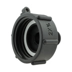 IBC 2” S60X6 Cap with In-Line BSPF Valve and Geka Type Fitting