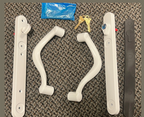 S3020 Amesbury Truth Premium Sliding Patio Door Handle Set  Grip Dual Pull  Winguard ClassicVue Max PGT