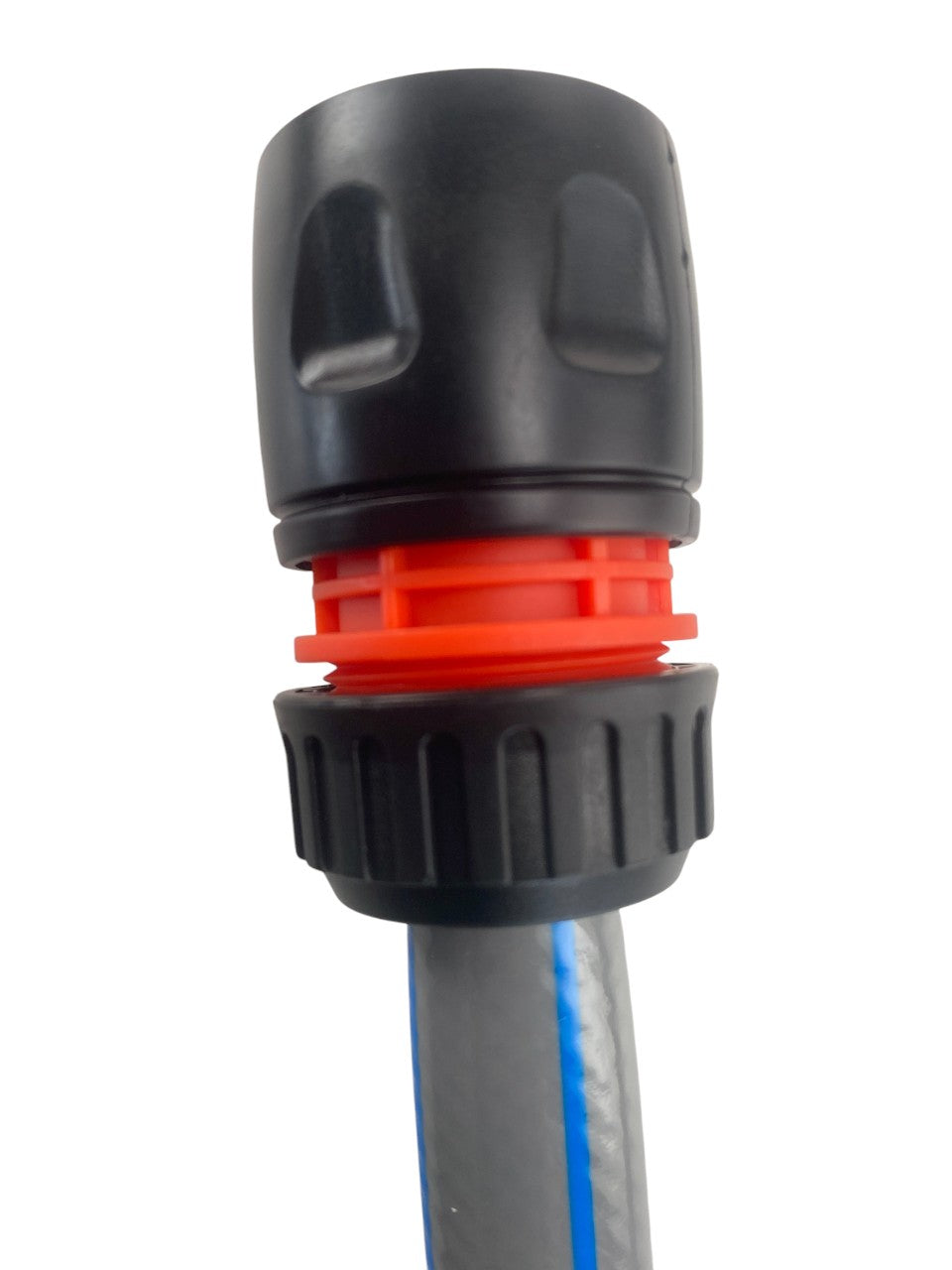 3 Way Connector Set with Valve Black/Orange