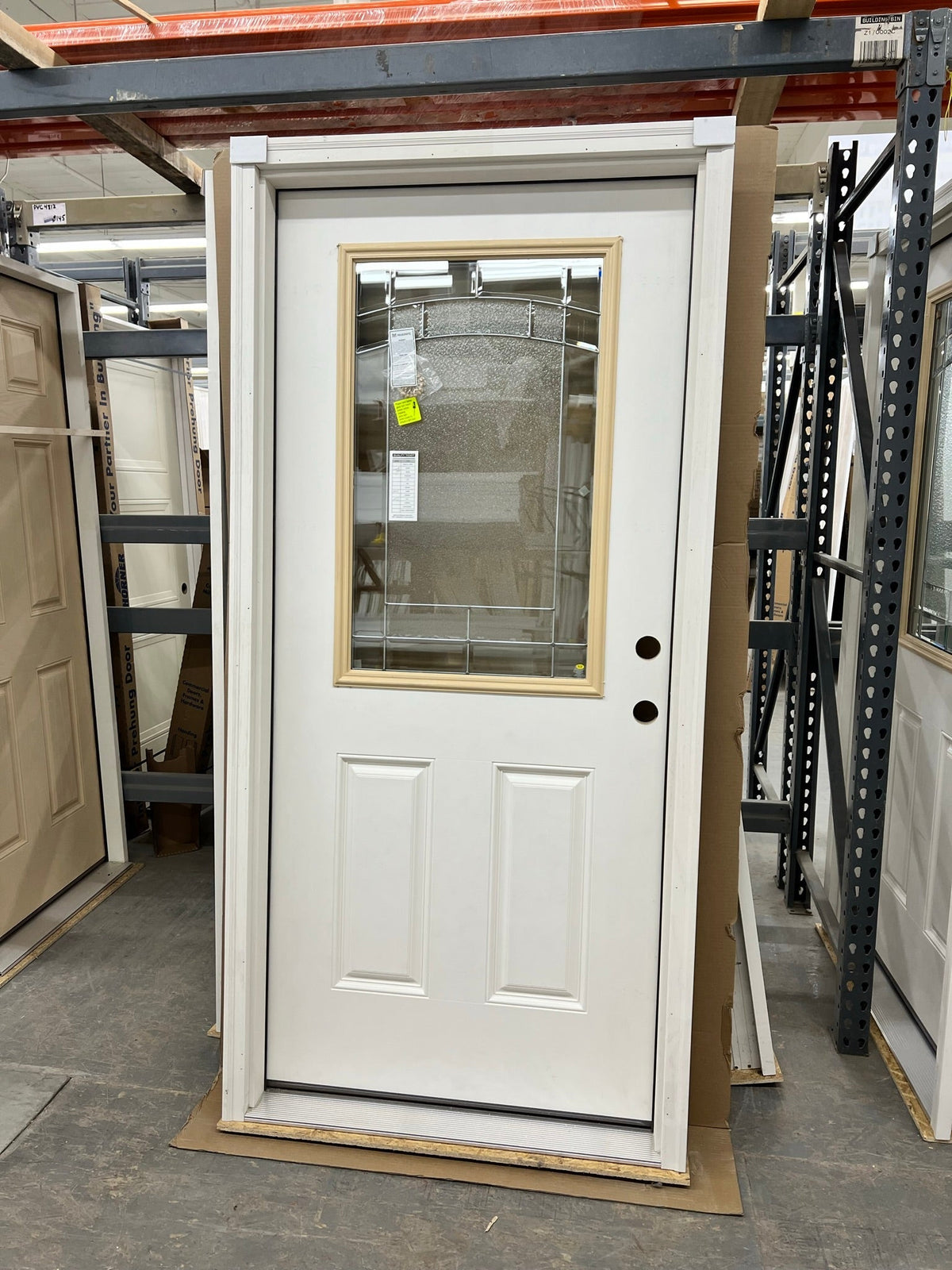 Surplus 3'0 x 6'8 Smooth Fiberglass Decorative Lite Door