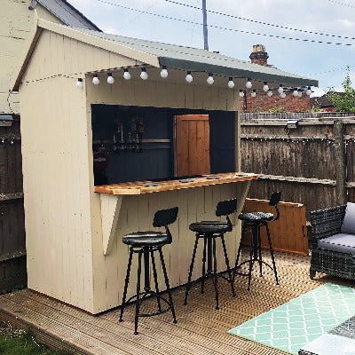Garden Bar w/ Apex Roof - 6ft x 4ft