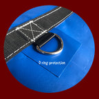 8' DROP X 8' WIDE X 27' LONG BLUE COLOR 14OZ.
