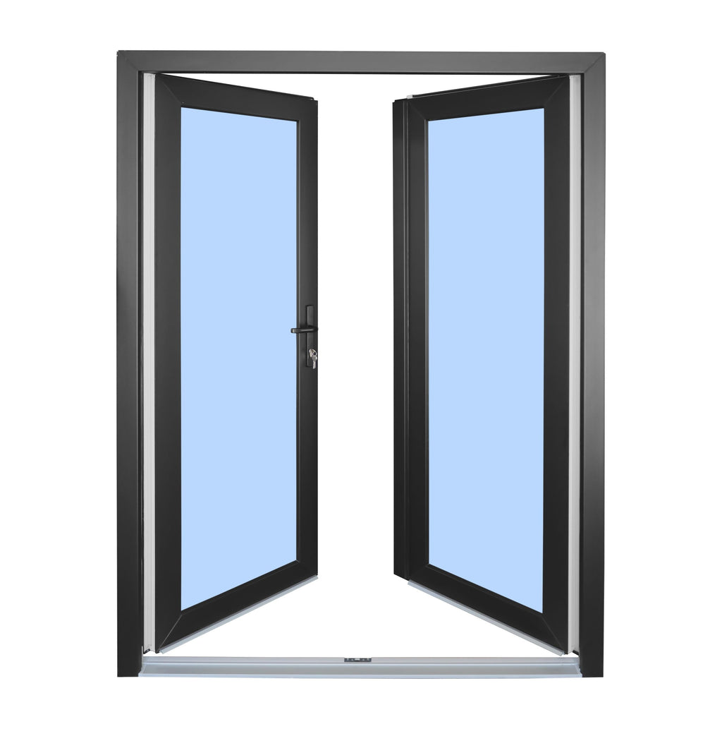 Double Exterior Glass Door 60"x 80"