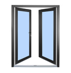 Double Exterior Glass Door 60"x 80"