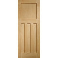 Oak 1930s Fire Door -  1981mm x 762mm