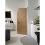 Monza Internal Oak Fire Door