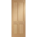 Victorian Shaker 4 Panel Internal Oak Door