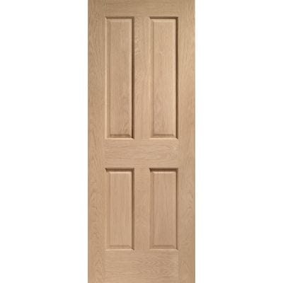 Victorian 4 Panel Internal Oak Fire Door