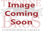 Placeholder image with text "Image Coming Soon" over a faded logo featuring a musky fish and the words Thorne Bros Custom Rod & Tackle, representing a fishing tackle store and indicating future availability of the Snaggle Tooth Tackle Bar Bell product.