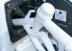 Fuel Gun White 3/4" Barb Inlet - 25mm Outlet