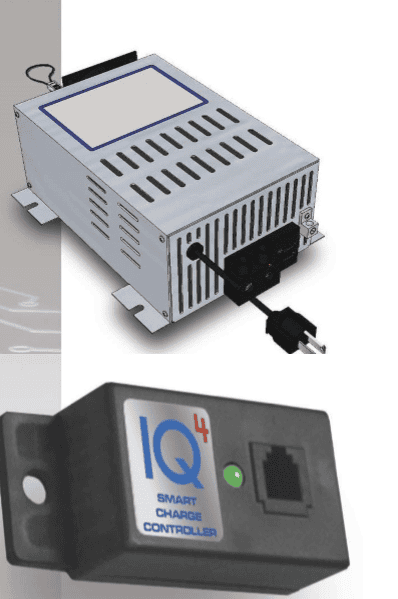 IOTA DLS-75/IQ4, 12 volt 75 amp regulated battery charger/supply with charge controller