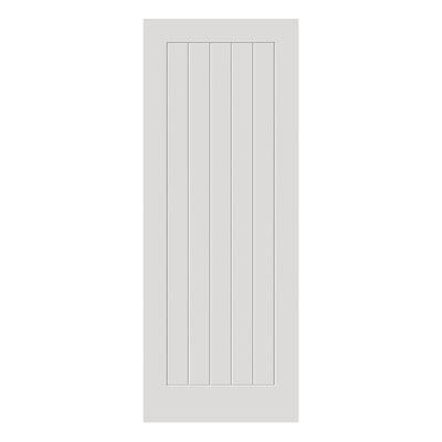 JB Kind Thames White Primed 5 Panel Internal Fire Door FD30 - All Sizes