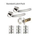 Raven Polished Steel Latch Pack - JB Kind