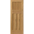 Rustic Oak 1930's Shaker Pre Finished Internal Door - All Sizes