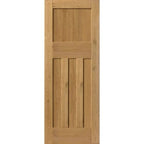 Rustic Oak 1930's Shaker Pre Finished Internal Door - All Sizes