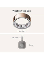 Oura Ring 4 Health & Fitness Tracker Android IOS Smart Ring - Rose Gold - 6