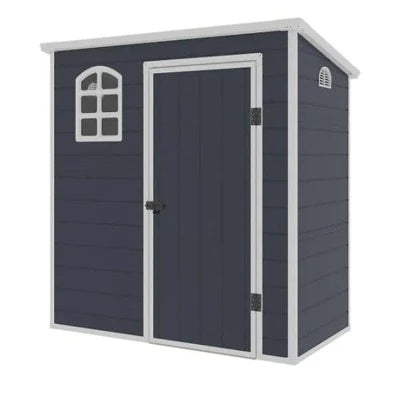 Jasmine 6ft x 3ft Plastic Pent Shed with Foundation Kit