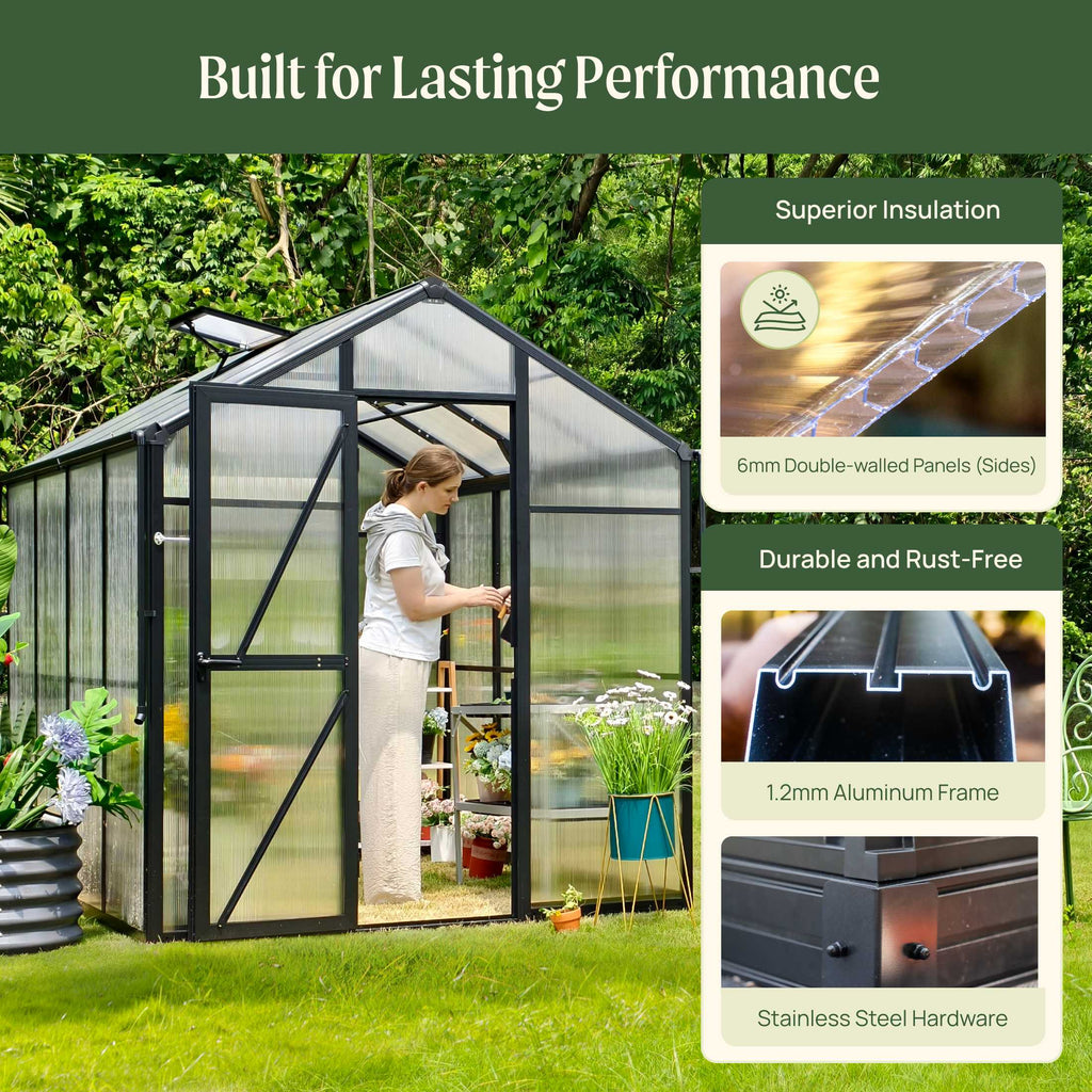 Vego Junior Victorian Greenhouse - 6.5ft Wide