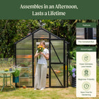 Vego Junior Victorian Greenhouse - 6.5ft Wide