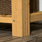 Potting Bench with Removable Sink & Faucet, Storage Shelves