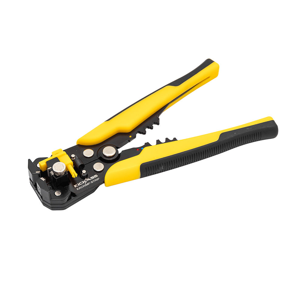 Kickass Automatic Wire Stripper & Crimper | Self-Adjusting 0.2–6mm² Wire & Terminal Tool