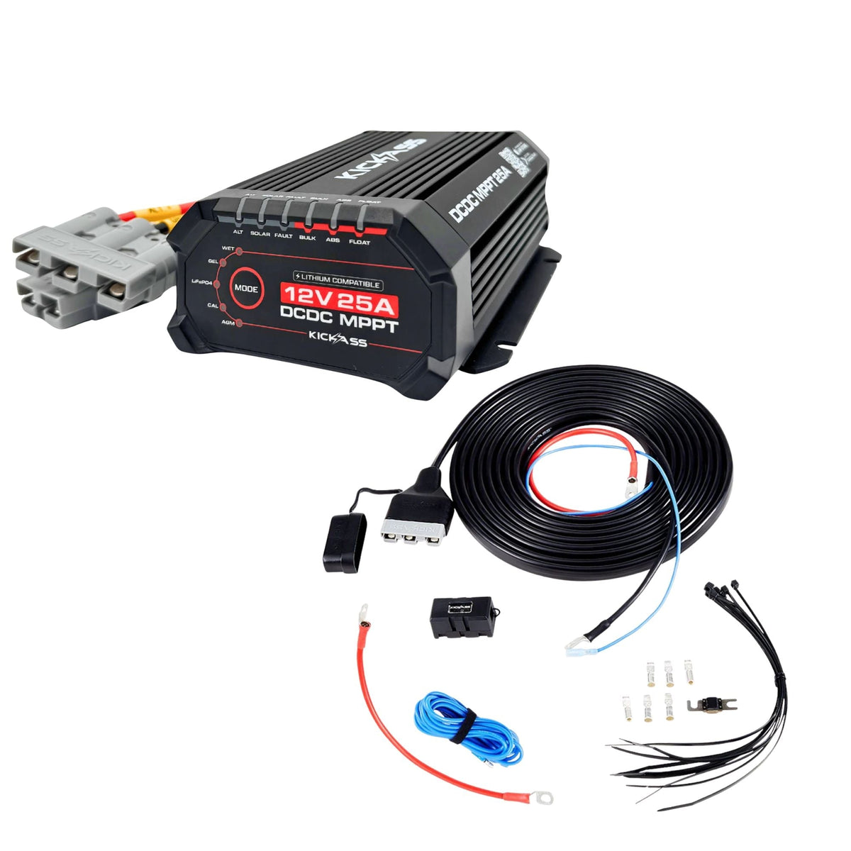 KickAss Premium DCDC Charger & DCDC Wiring Kit- Plug & Play