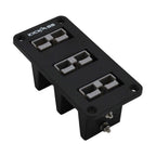 KickAss Triple 50A Anderson Flush Mount 2 Hole Panel | Grey 50A Connector