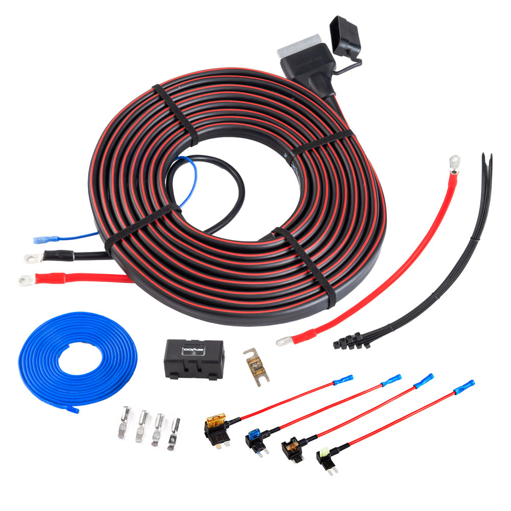 KickAss Heavy Duty Plug and Play DCDC Wiring Kit - 8m