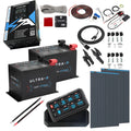 KickAss PowerBoss 2000W Off-Grid System with 460Ah Lithium Batteries, Bluetooth, Alternator Wiring Kit & Full Power Accessories Pack