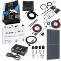 KickAss PowerBoss 2000W Caravan Power System with Bluetooth, 460Ah Arctic White Slimline Batteries, 250W Solar & Full Wiring Kit