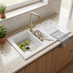 Rene Cleaner Sink Waste & Plug - Chrome/Black