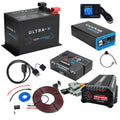 KickAss Smart  12V 230Ah Ultra-X Compact Lithium Complete Dual Battery Kit with 2000W Inverter, 40A DCDC Charger, Control Box, Display Panel, Wiring