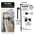 Brew City 48" - 72" Telescoping Pole Kit w/Tilt Handle (Pontoon Mount) 360-7285PM