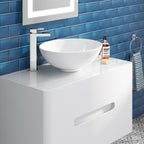 Kinetic Tall  Waterfall Basin Mixer Tap - Chrome