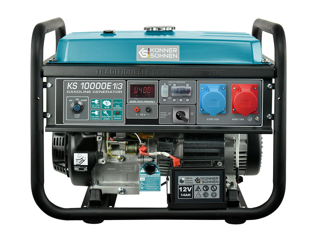 Könner & Söhnen KS 10000E Single/Three-Phase Petrol Generator