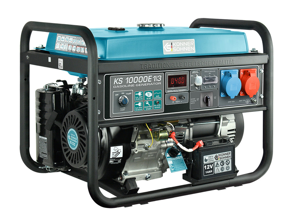 Könner & Söhnen KS 10000E Single/Three-Phase Petrol Generator