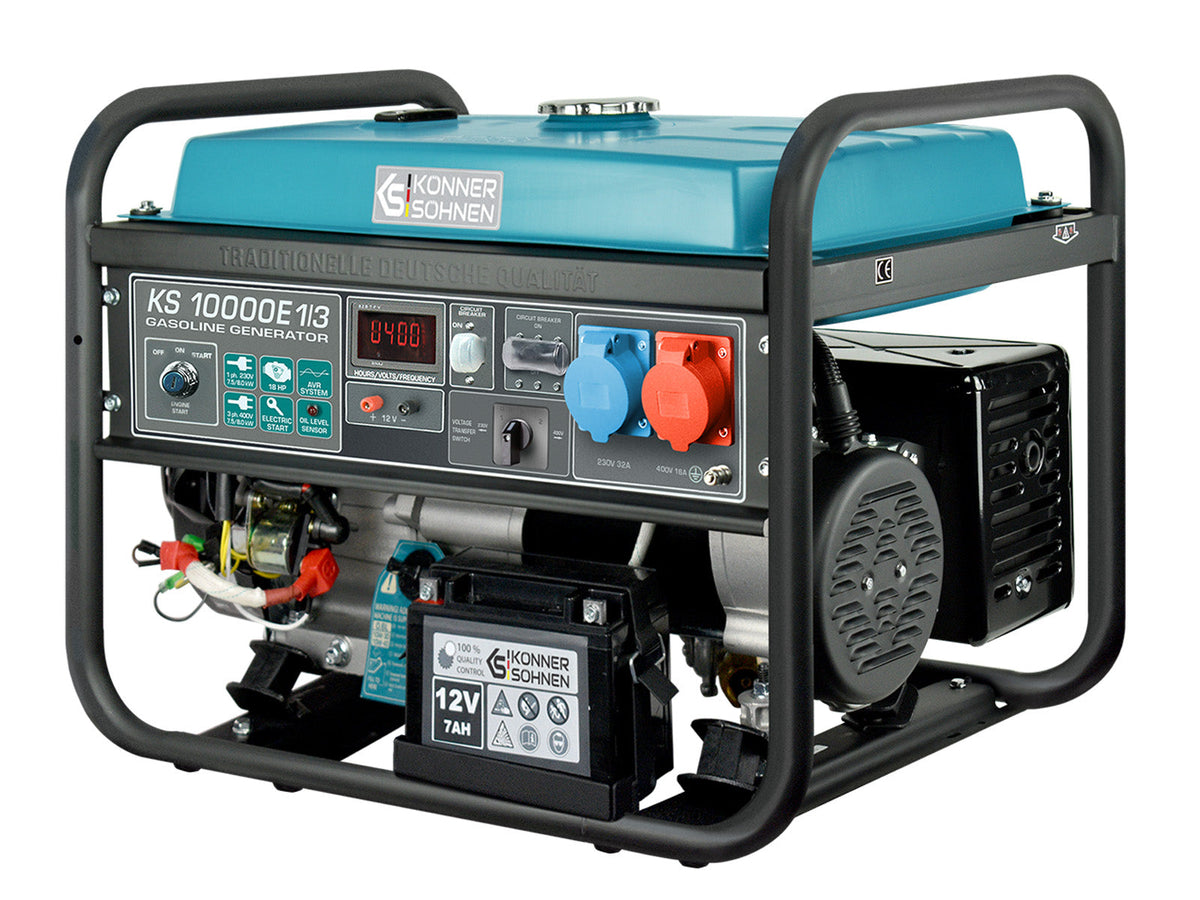 Könner & Söhnen KS 10000E Single/Three-Phase Petrol Generator