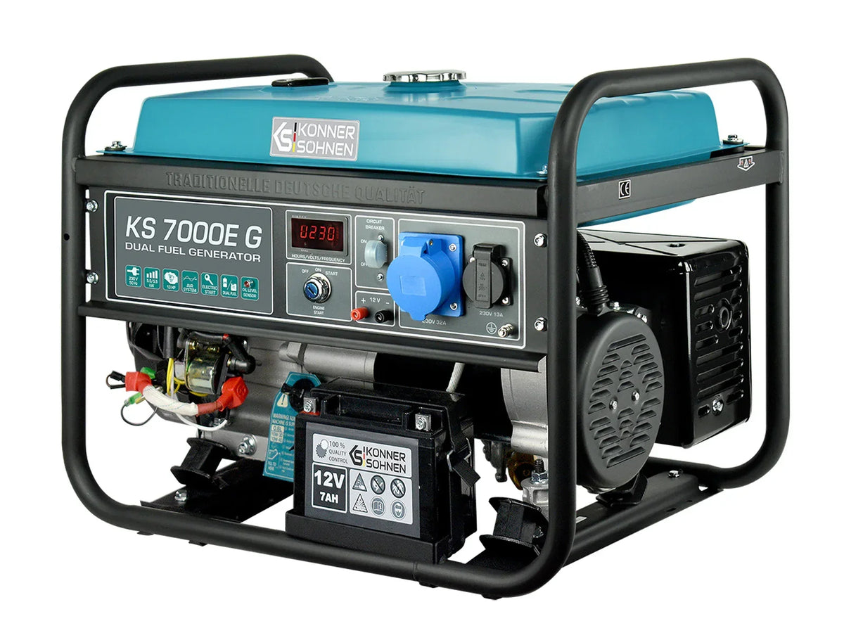 Könner & Söhnen KS 7000E G Dual Fuel LPG/Petrol Generator