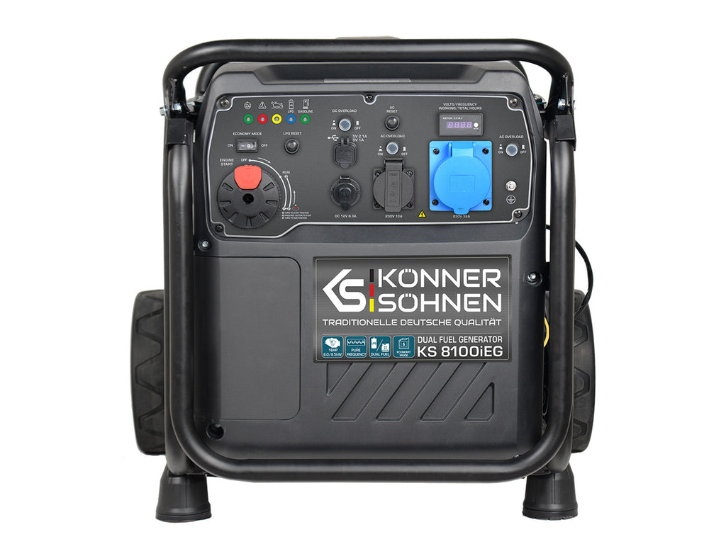 Könner & Söhnen KS8100iEG Dual Fuel Inverter generator