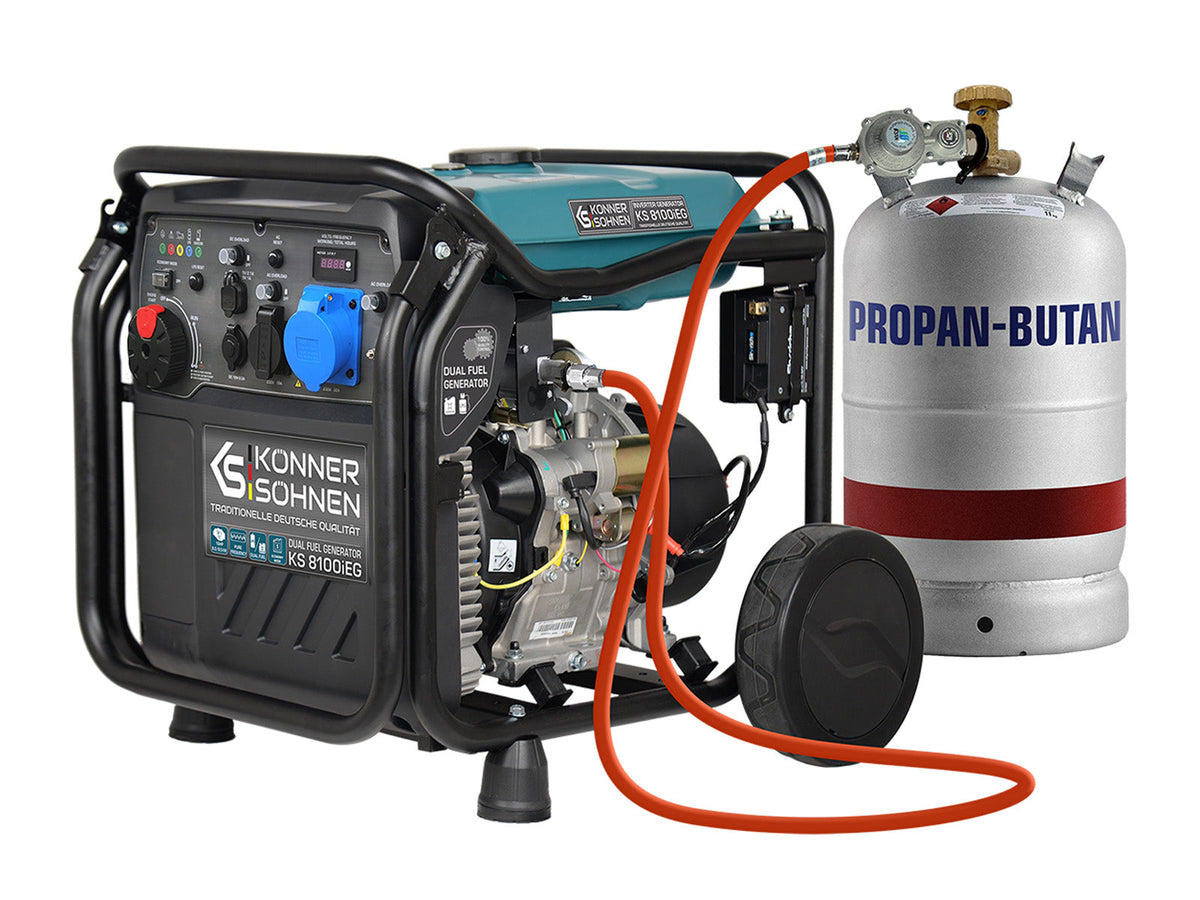 Könner & Söhnen KS8100iEG Dual Fuel Inverter generator