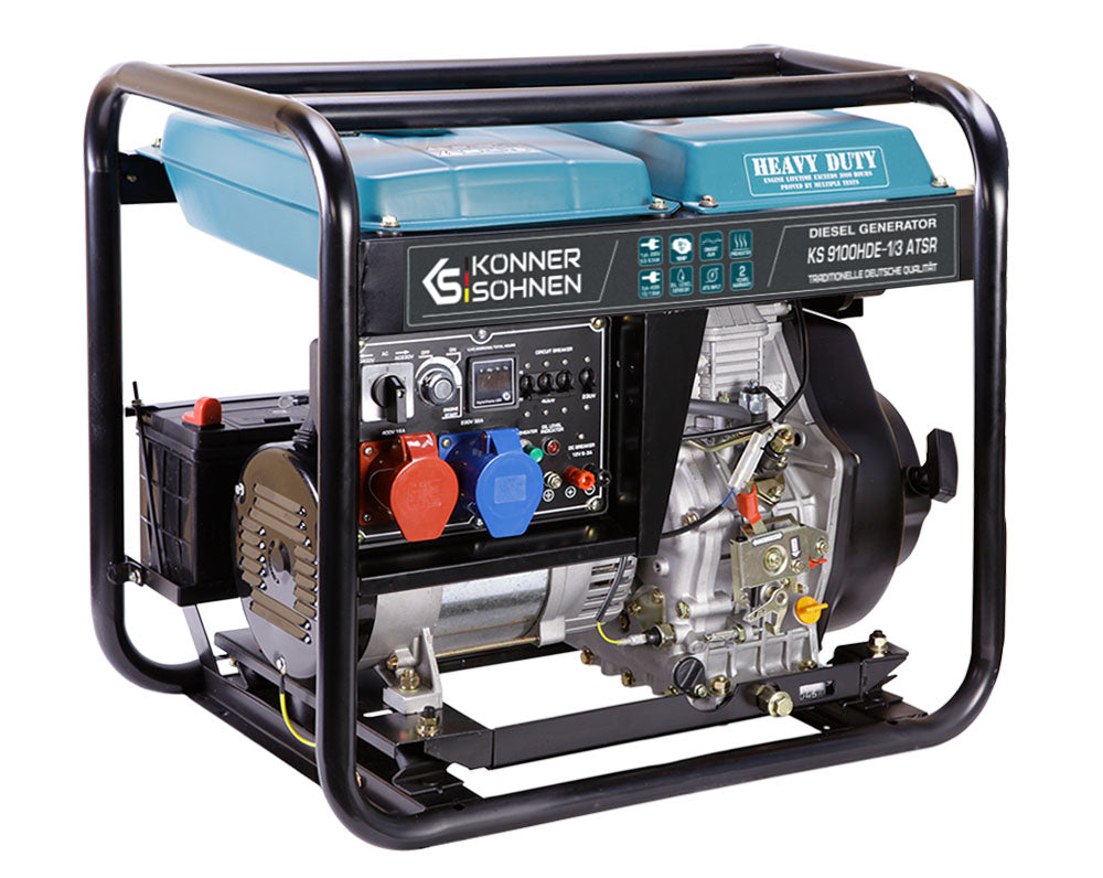 Könner & Söhnen KS 9100HDE-1/3 ATSR (EURO 5) Single/Three Phase Diesel generator