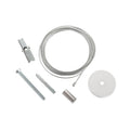 Keystone Linta 2 in. Circular Canopy Non-Feed Kit Drywall/Stud Mount 15 ft Cable White