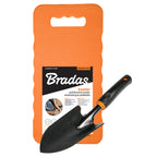 Wide Spade Garden Tool with Multifunction Kneeler Mat, Orange