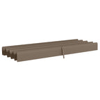 Retractable Pergola Replacement Cover, UV30+ Protected Fabric for 2.85 x 2m Pergola, Coffee