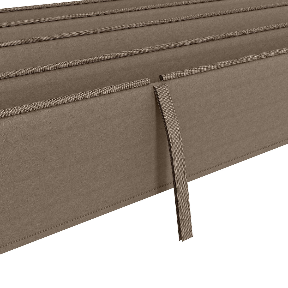 Retractable Pergola Replacement Cover, UV30+ Protected Fabric for 2.85 x 2m Pergola, Coffee